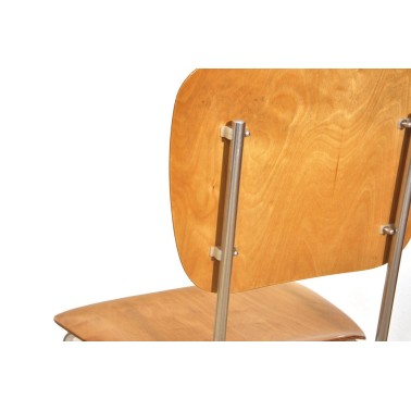 Suite de 6 chaises Aluflex de Armin Wirth