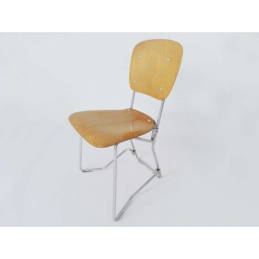 Set of 6 Aluflex chairs by Armin Wirth